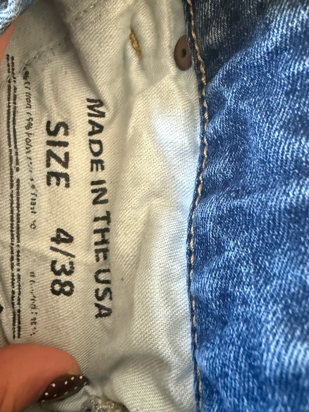 Sarah Kimes Jeans 4/38 - Picture 4 of 4